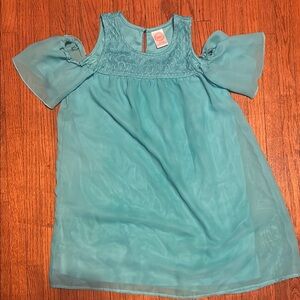 Wonder Nation Blue Textured Dress